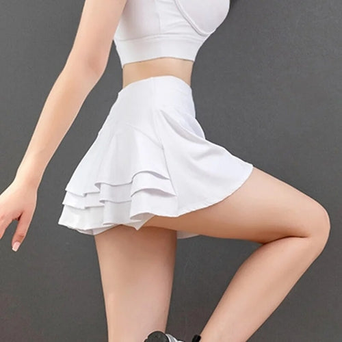 Women Golf Tennis Sports Pocket Pleated Skirt